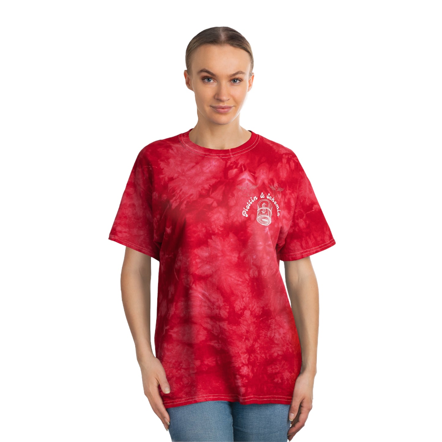 Plottin & $chemin Crystal Tie-Dye Tee