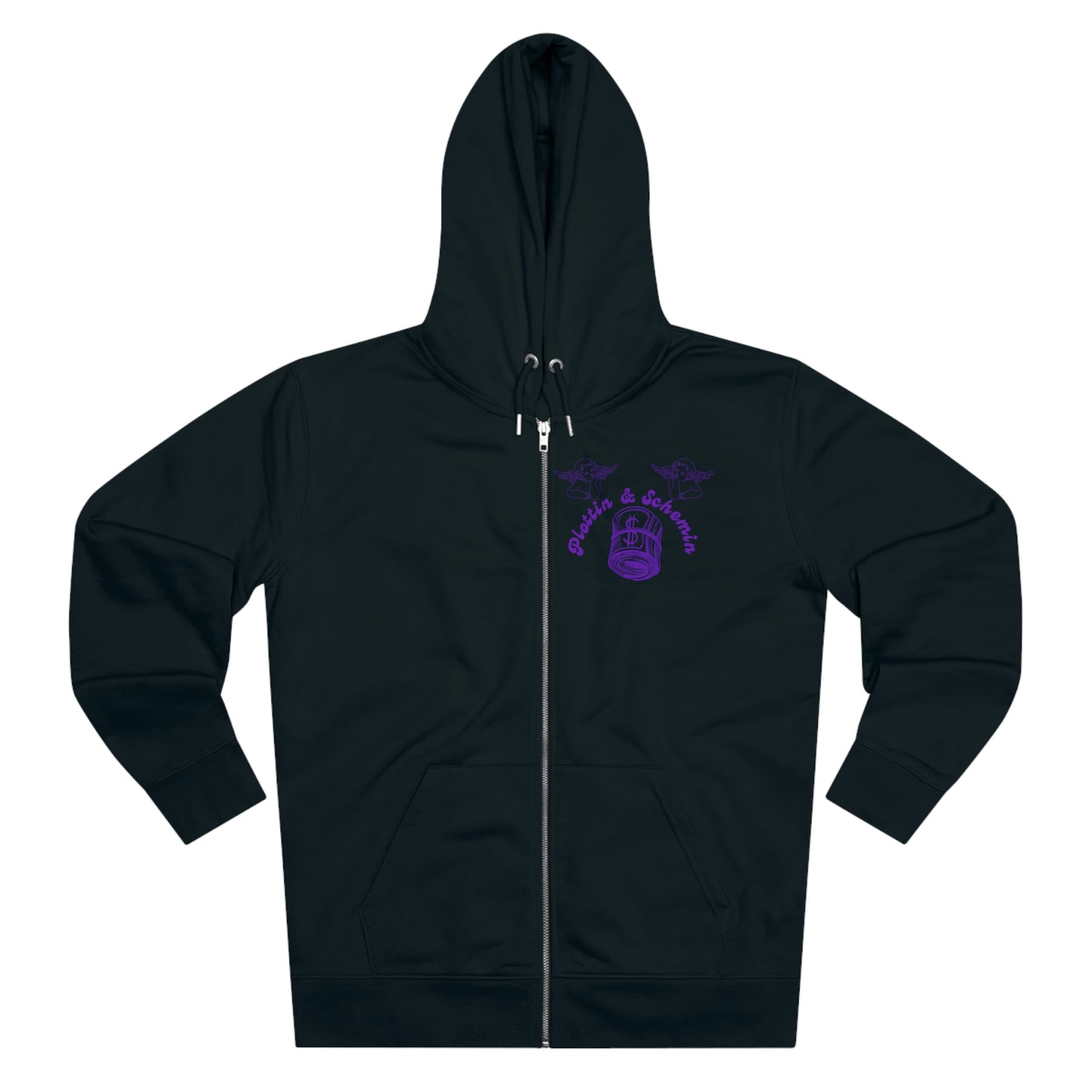 Plottin & $cheminp Purple X White Exclusive Zip Up