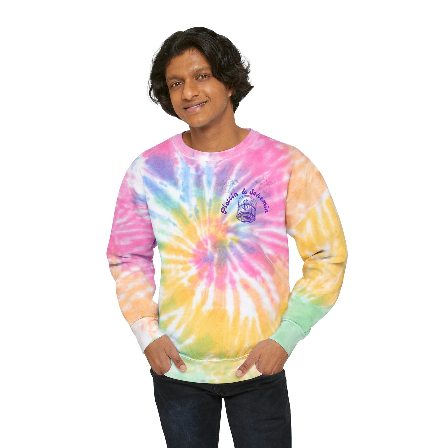 Plottin & $chemin Tie-Dye Crewneck