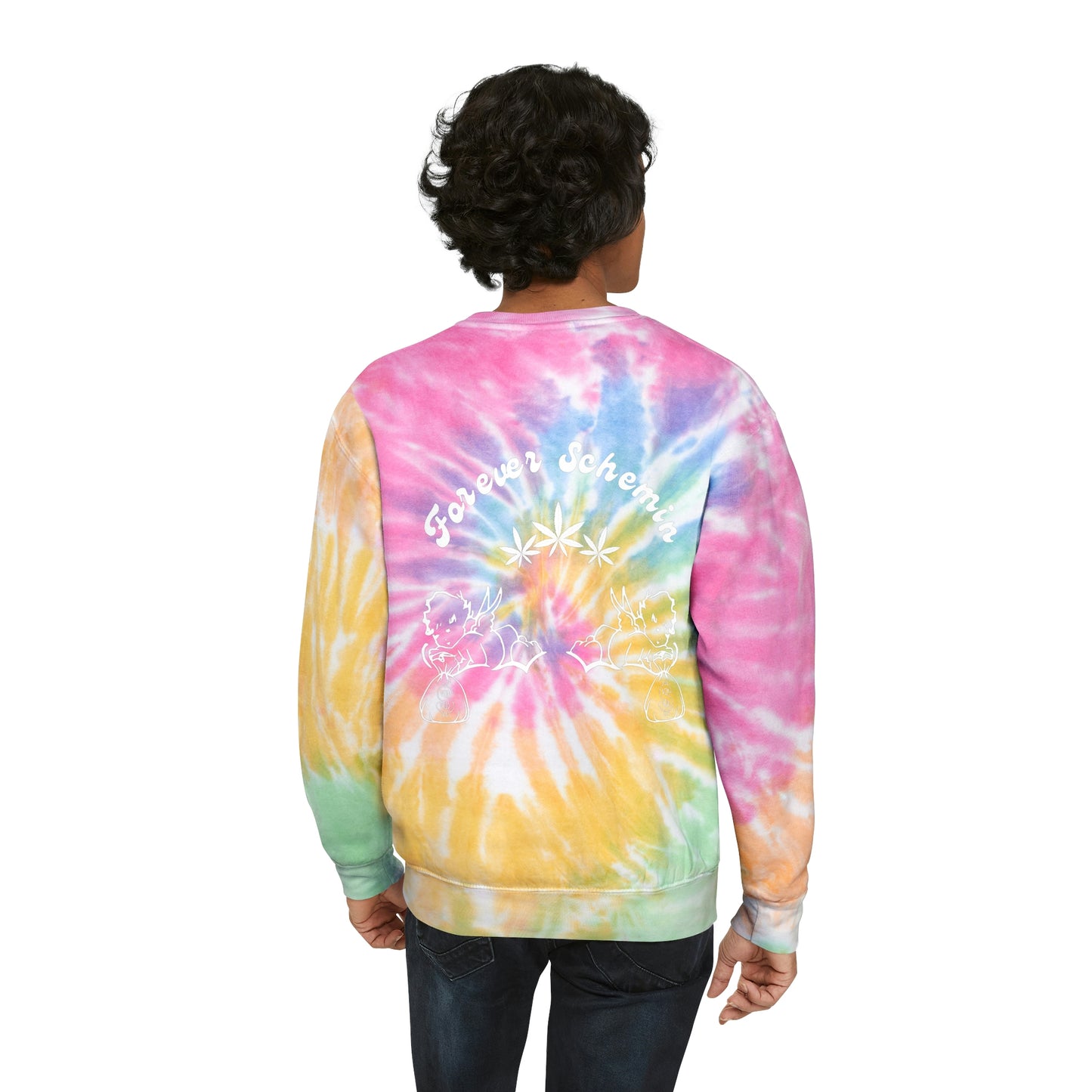 Plottin & $chemin 420 Tie-Dye Crewneck