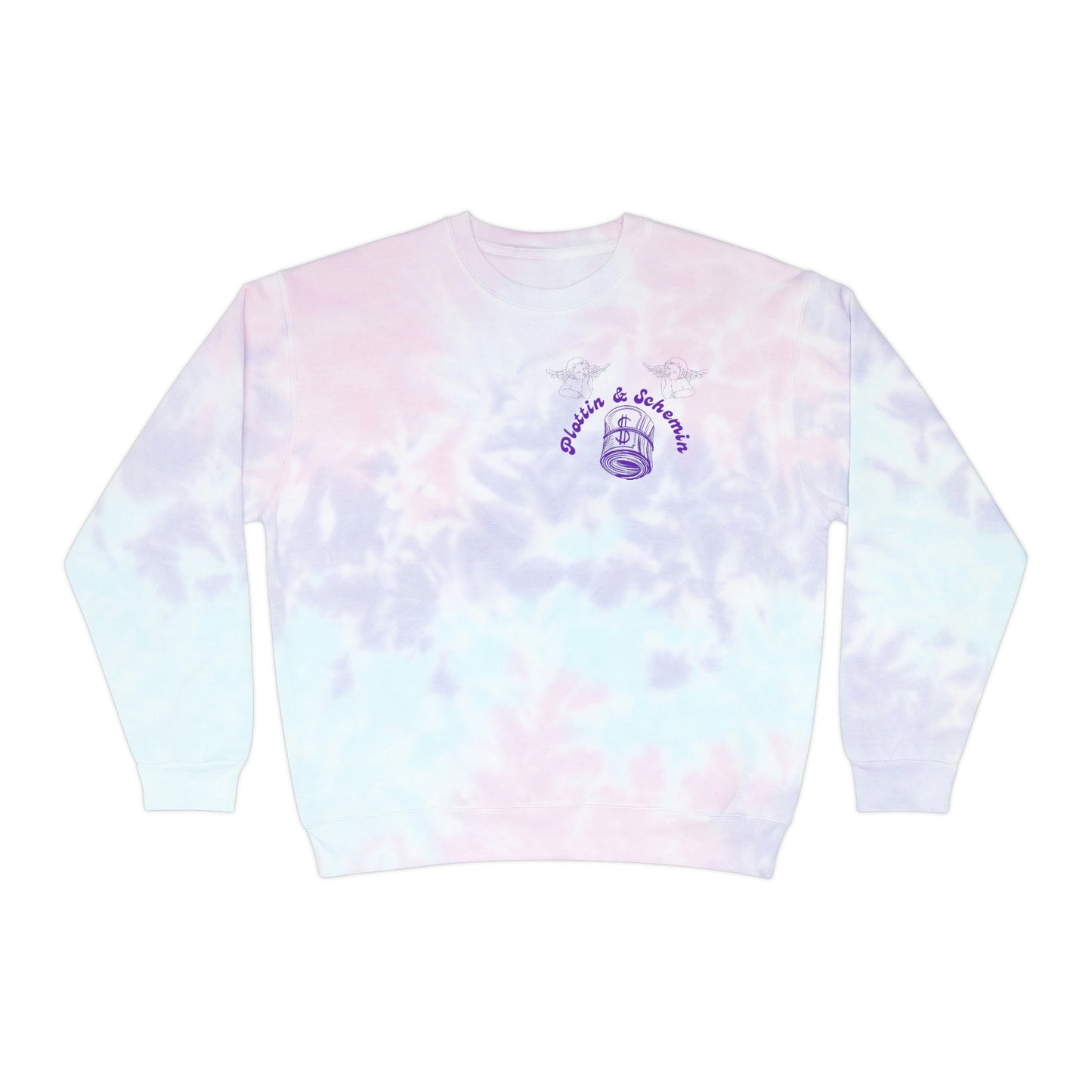 Plottin & $chemin 420 Tie-Dye Crewneck